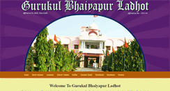 Desktop Screenshot of gurukulbhaiyapur.org