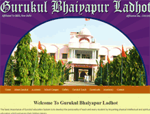 Tablet Screenshot of gurukulbhaiyapur.org